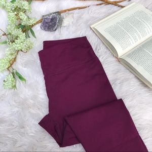 90 Degree Purple Cropped Leggings
